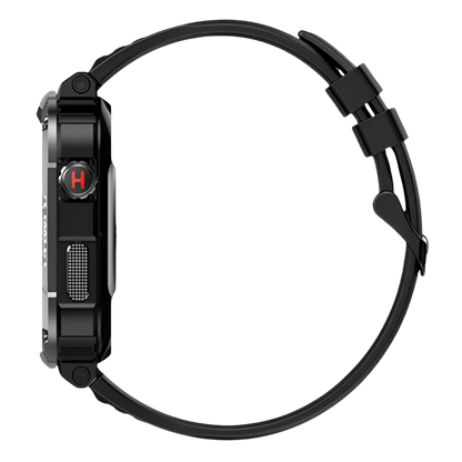Men's Rugged Smartwatch with IP67 Protection and Fitness Features – Outdoor Watch with Up to 15 Days of Standby Time for Sports, Workouts, and Everyday Wear