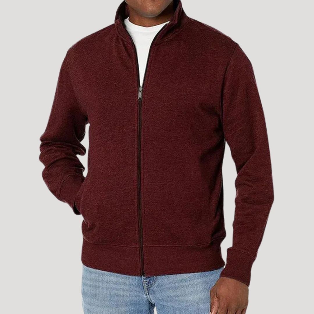 Men's Lightweight Jacket with Zip Closure – Casual Transitional Jacket for Spring, Commuting, Travel, and Everyday Wear