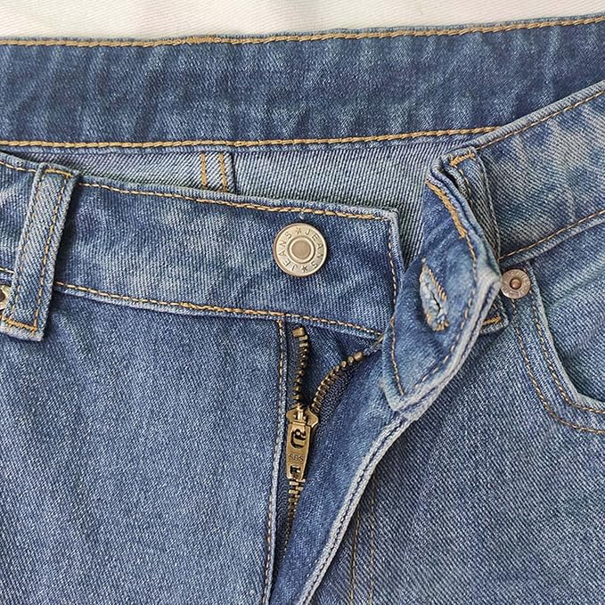 Women's Casual Ankle-Length Jeans – Loose-Fitting Wide-Cut Denim for Modern Everyday Outfits