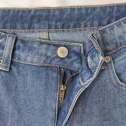 Women's Casual Ankle-Length Jeans – Loose-Fitting Wide-Cut Denim for Modern Everyday Outfits