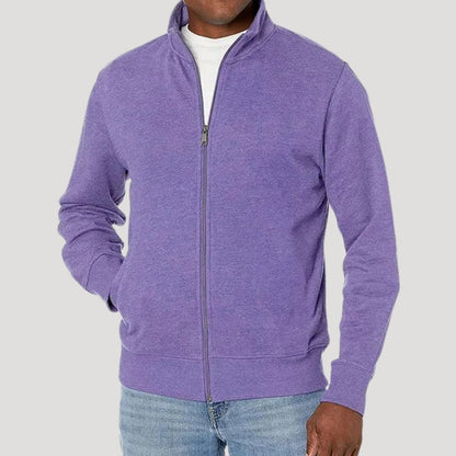 Men's Lightweight Jacket with Zip Closure – Casual Transitional Jacket for Spring, Commuting, Travel, and Everyday Wear
