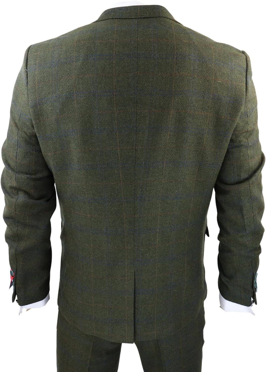 Traje vintage de tres piezas para hombre de lana y tweed - Traje clásico para bodas y eventos formales
