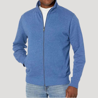 Men's Lightweight Jacket with Zip Closure – Casual Transitional Jacket for Spring, Commuting, Travel, and Everyday Wear