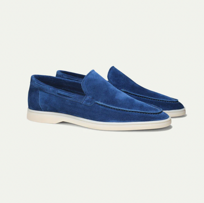 Herre Loafers I Ruskind Med Slip-on Design – Elegante Køresko Til Kontor, Fritid, Rejser Og Smart Casual Stil