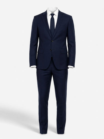Costum bărbătesc din două piese, cu croială slim – costum elegant, croit la comandă, pentru nunți și ocazii speciale