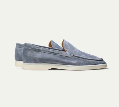 Herre Loafers I Ruskind Med Slip-on Design – Elegante Køresko Til Kontor, Fritid, Rejser Og Smart Casual Stil