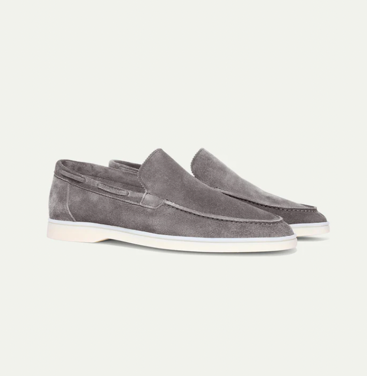 Herre Loafers I Ruskind Med Slip-on Design – Elegante Køresko Til Kontor, Fritid, Rejser Og Smart Casual Stil