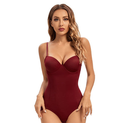 Body modelator pentru femei, cu balene și design fără cusături – lenjerie modelatoare elegantă pentru uz zilnic și ținute versatile