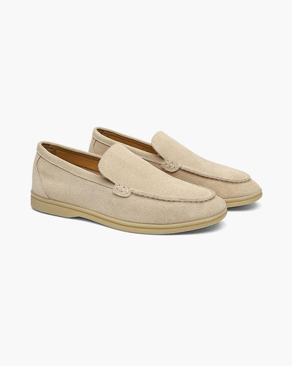 Herre Ruskindsinspirerede Slip-On Loafers Til Hverdagsbrug