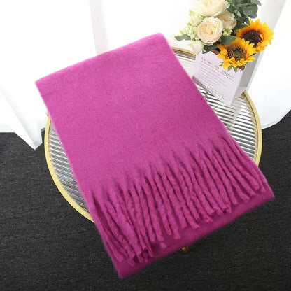 Dame Luksuriøst Cashmere-vinterhalstørklæde – Blødt Og Varmt Tørklæde Til Efterår, Vinter, Hverdagsbrug Og Elegant Stil