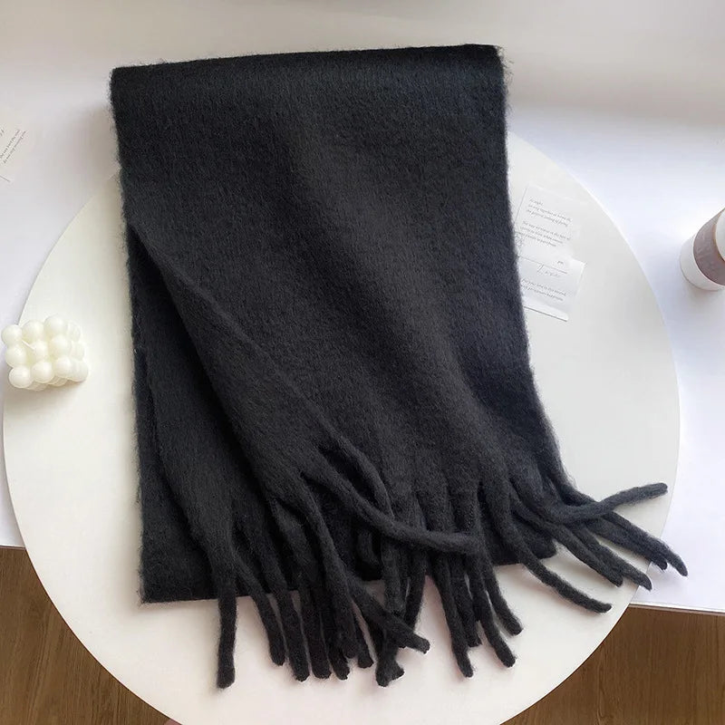 Dame Luksuriøst Cashmere-vinterhalstørklæde – Blødt Og Varmt Tørklæde Til Efterår, Vinter, Hverdagsbrug Og Elegant Stil