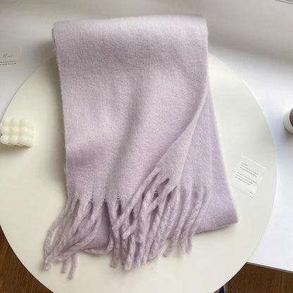 Dame Luksuriøst Cashmere-vinterhalstørklæde – Blødt Og Varmt Tørklæde Til Efterår, Vinter, Hverdagsbrug Og Elegant Stil