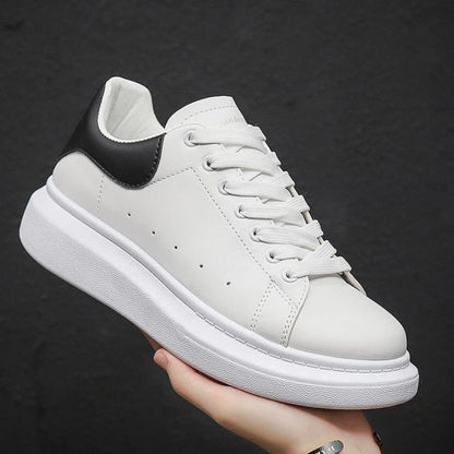 Dame Platform Sneakers med Snørebånd – Lette Hverdagssko til Gåture og Afslappet Brug