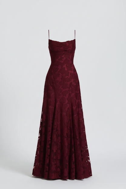 Rochie maxi elegantă pentru femei, cu dantelă – Rochie de petrecere formală pentru nuntă, gală, evenimente de seară și ocazii speciale