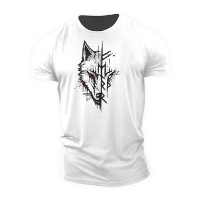 Herre T-shirt I Bomuld Med Grafisk Print Og Korte Ærmer – Afslappet Sommertop Til Hverdagsbrug, Fritid Og Casual Outfits