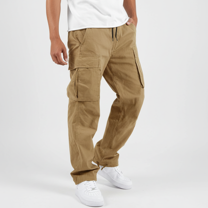 Pantaloni cargo jogger pentru bărbați, din bumbac, cu croială lejeră – pantaloni casual pentru purtare zilnică, timp liber și stil smart casual