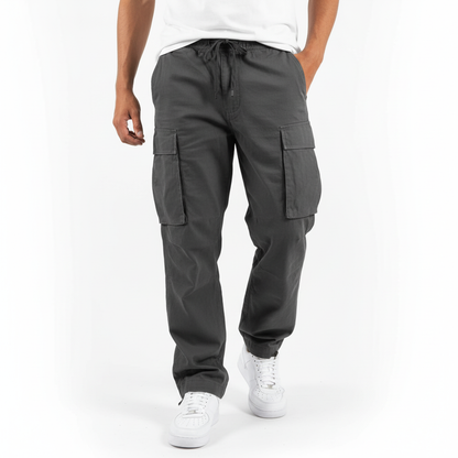 Pantaloni cargo jogger pentru bărbați, din bumbac, cu croială lejeră – pantaloni casual pentru purtare zilnică, timp liber și stil smart casual