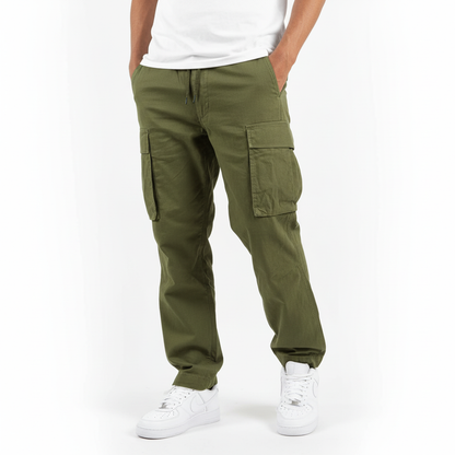 Pantaloni cargo jogger pentru bărbați, din bumbac, cu croială lejeră – pantaloni casual pentru purtare zilnică, timp liber și stil smart casual