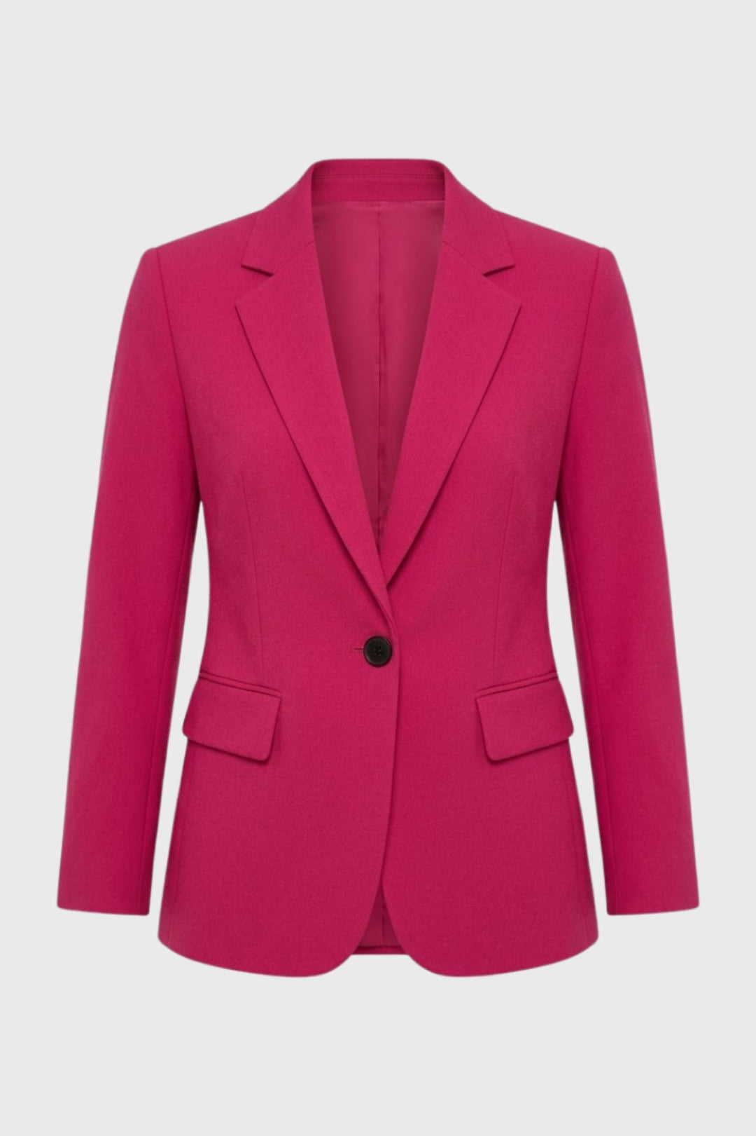 Blazer entallado para mujer con cierre de un botón - Chaqueta elegante para la oficina, negocios, el día a día y un estilo casual elegante