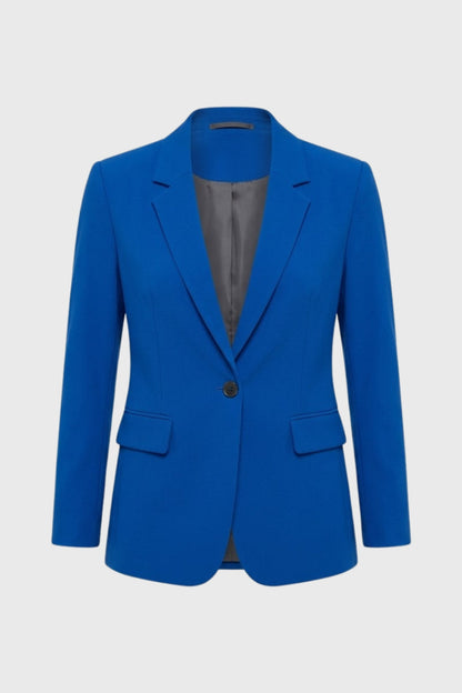 Blazer entallado para mujer con cierre de un botón - Chaqueta elegante para la oficina, negocios, el día a día y un estilo casual elegante