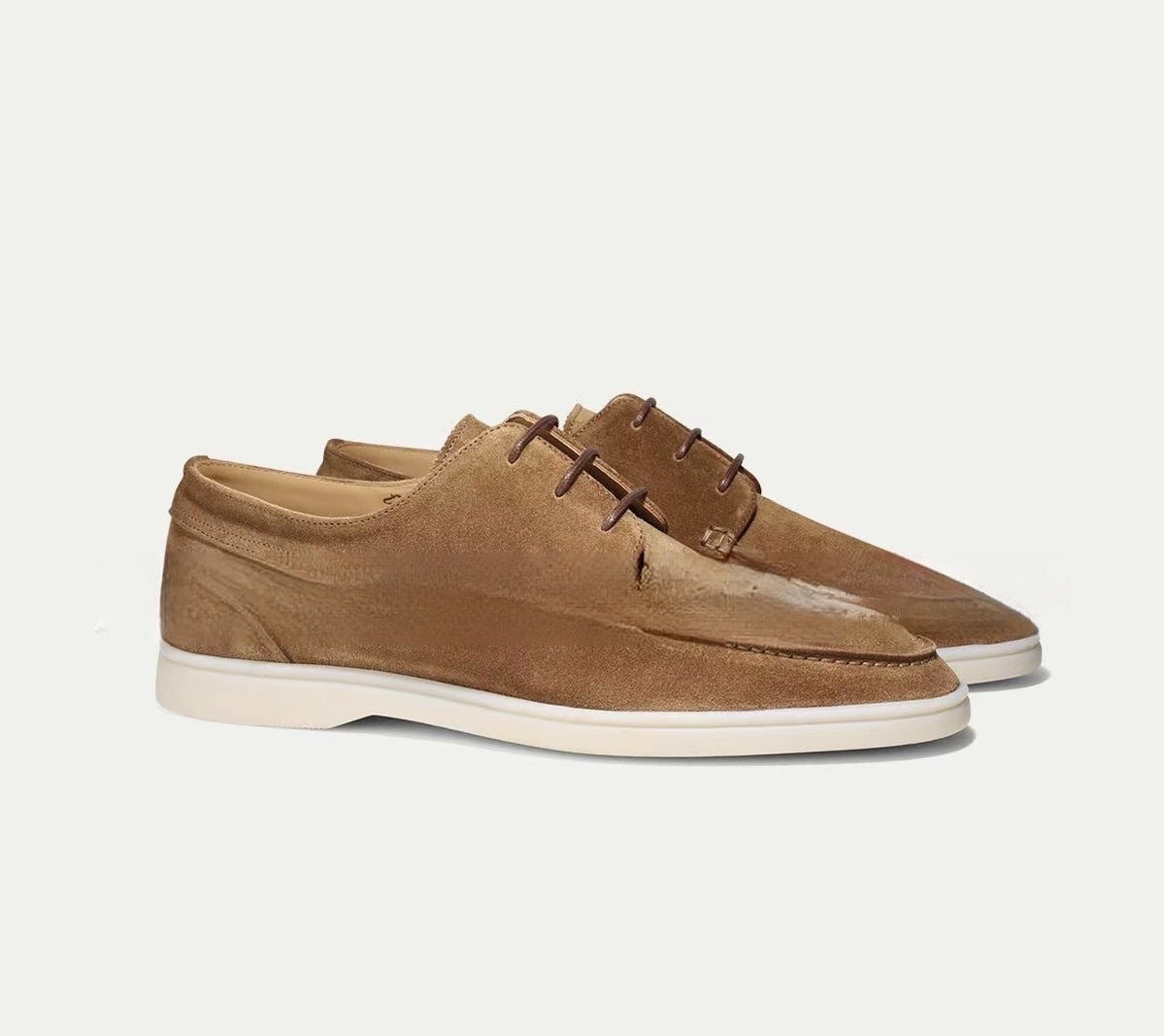 Loafers bărbătești din piele cu închidere cu șireturi – pantofi clasici pentru afaceri, birou, petreceri și ținute smart casual de zi cu zi