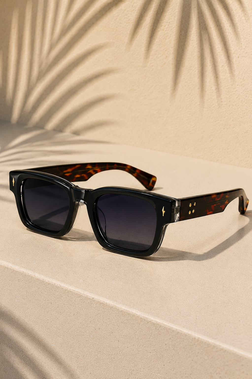 Gafas de sol polarizadas para hombre con montura cuadrada y protección UV: gafas modernas para conducir, tiempo libre, viajes y uso diario