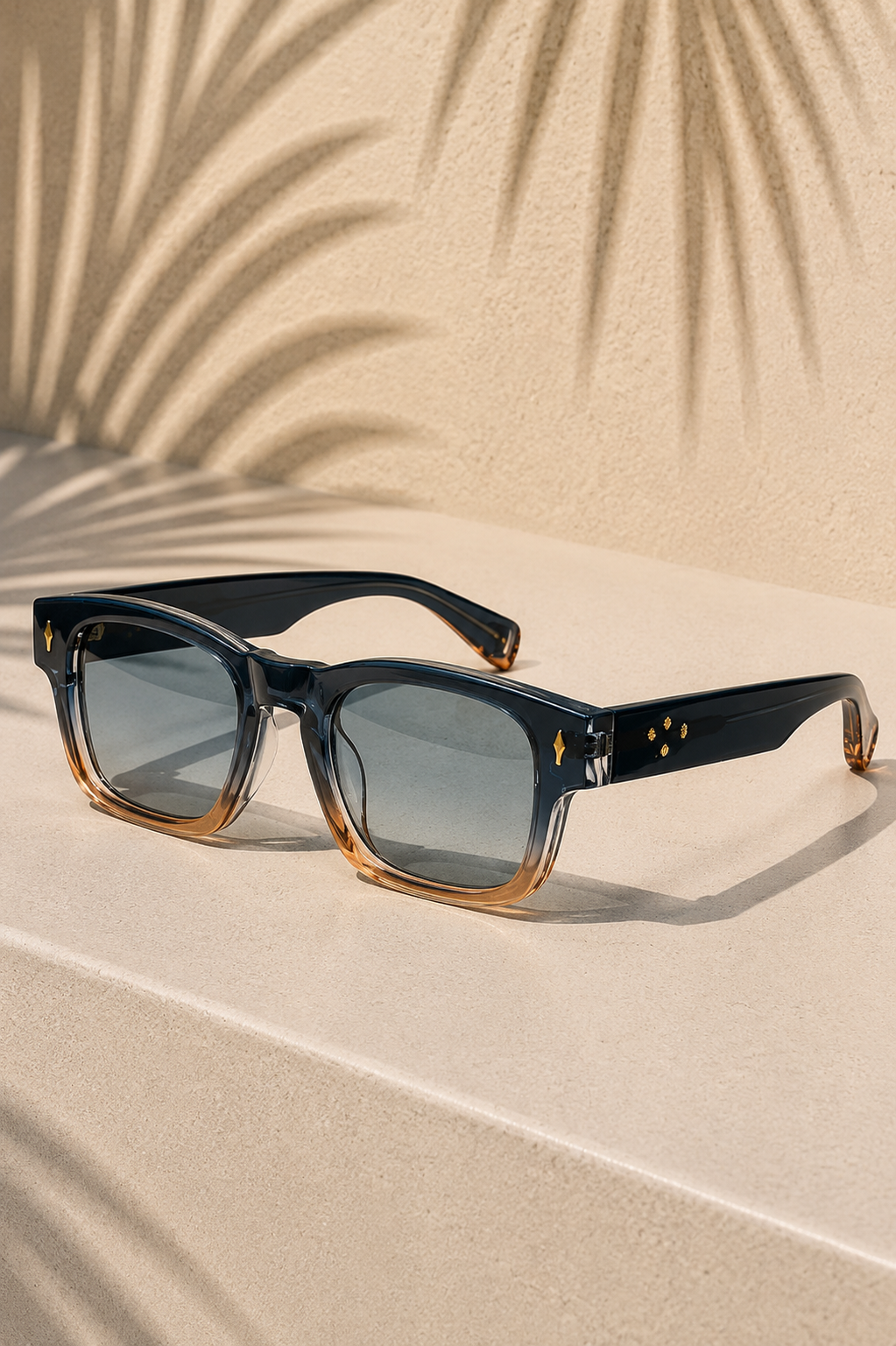 Gafas de sol polarizadas para hombre con montura cuadrada y protección UV: gafas modernas para conducir, tiempo libre, viajes y uso diario