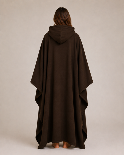 Manta ponible extragrande con capucha para mujer, forro suave y largo completo - Manta cálida y cómoda para relajarse, trabajar desde casa y disfrutar de días acogedores en interiores