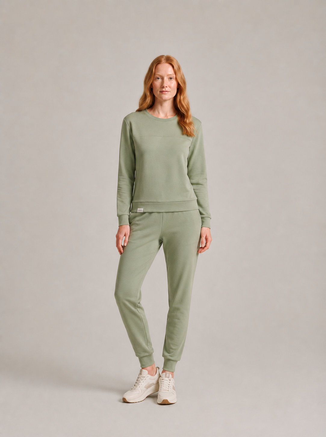 Conjunto térmico de mujer para estar en casa, con sudadera de manga larga y joggers con forro polar - Conjunto cálido y cómodo para los días fríos, para llevar a capas y relajarse en casa