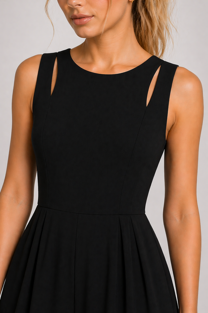 Jumpsuit Let Struktur Ærmeløs Wide Leg Flydende Silhuet
