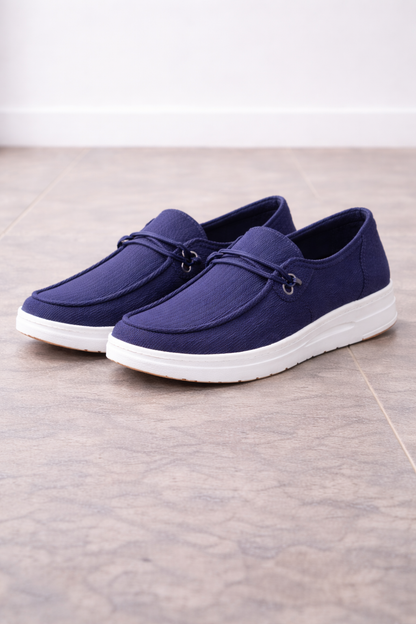 Dame Slip-on Loafers Med Dekorativ Rem – Klassiske Sko Til Kontor, Hverdagsbrug, Business Og Smart Casual Stil