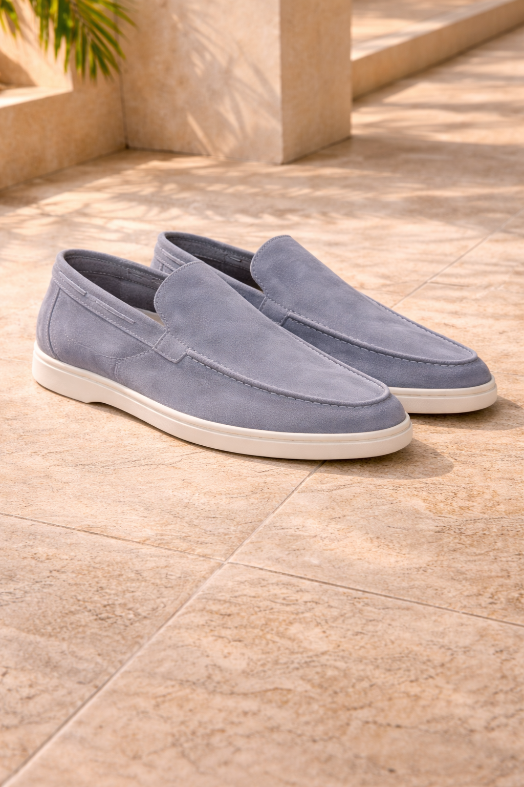Herre Slip-On Loafers Med Minimalistisk Design Og Komfort