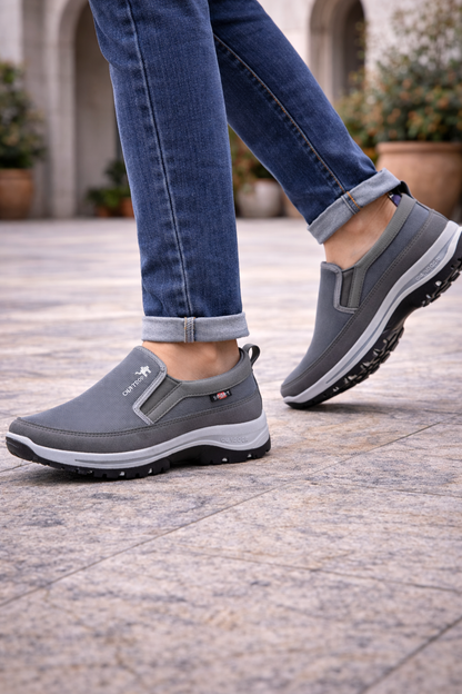 Herre Slip-On Gåsko Med Polstret Komfort Til Hverdagen