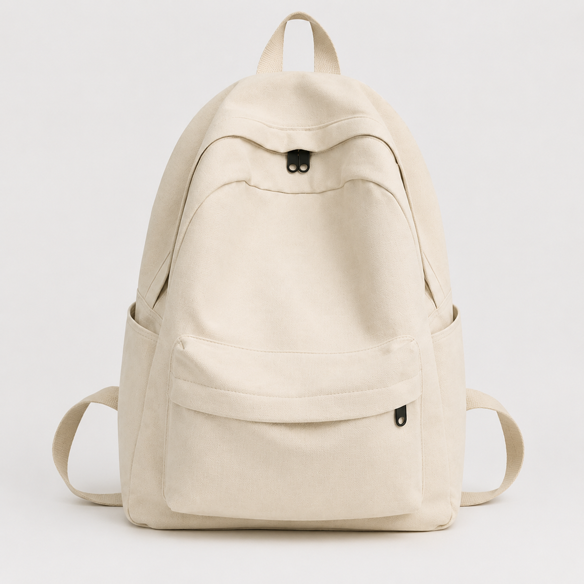Dame Minimalistisk Canvasrygsæk Med Vandafvisende Design, Flere Lommer Og Laptoprum – Let Og Praktisk Taske Til Skole, Arbejde Og Rejser