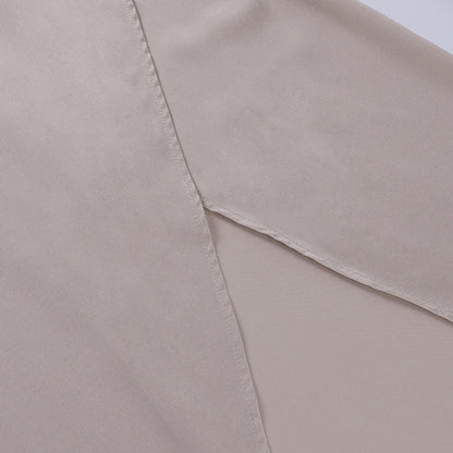 Vestido midi elegante para mujer con tirantes finos, espalda descubierta y diseño drapeado: vestido de fiesta con abertura para la noche, bodas y ocasiones especiales
