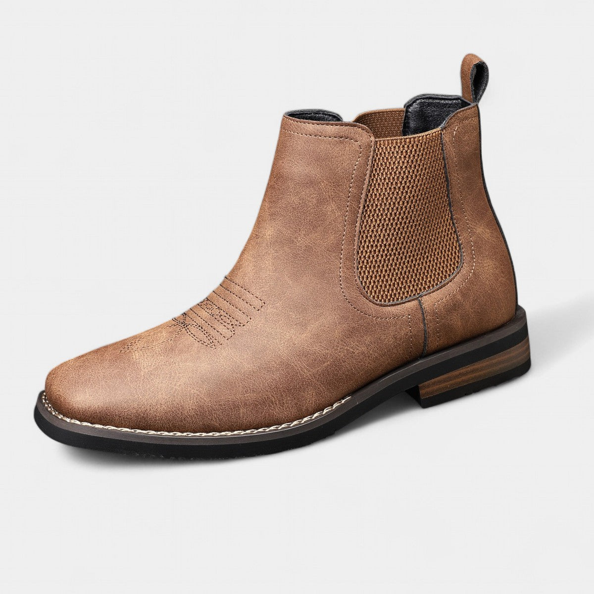 Herre Chelsea-støvler I Læder – Klassisk Design Til Kontor, Hverdagsbrug, Fritid Og Smart Casual Stil