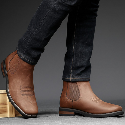 Herre Chelsea-støvler I Læder – Klassisk Design Til Kontor, Hverdagsbrug, Fritid Og Smart Casual Stil