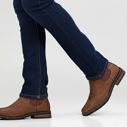 Herre Chelsea-støvler I Læder – Klassisk Design Til Kontor, Hverdagsbrug, Fritid Og Smart Casual Stil