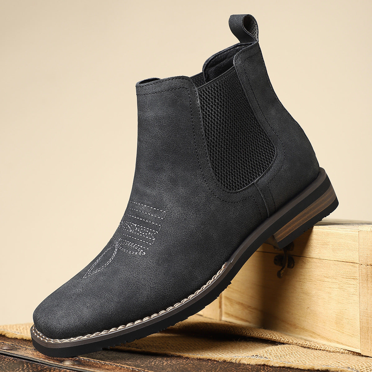 Herre Chelsea-støvler I Læder – Klassisk Design Til Kontor, Hverdagsbrug, Fritid Og Smart Casual Stil
