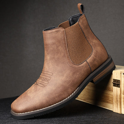 Herre Chelsea-støvler I Læder – Klassisk Design Til Kontor, Hverdagsbrug, Fritid Og Smart Casual Stil