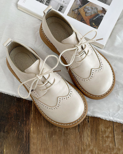 Pantofi Oxford retro pentru femei, cu închidere cu șireturi – pantofi clasici și eleganți pentru birou, stil smart casual, purtare de zi cu zi și ocazii festive