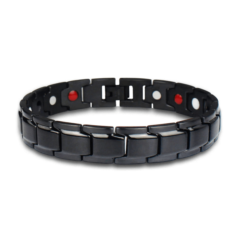 Herre Armbånd I Rustfrit Stål Med Magnetiske Led Og Slank Profil
