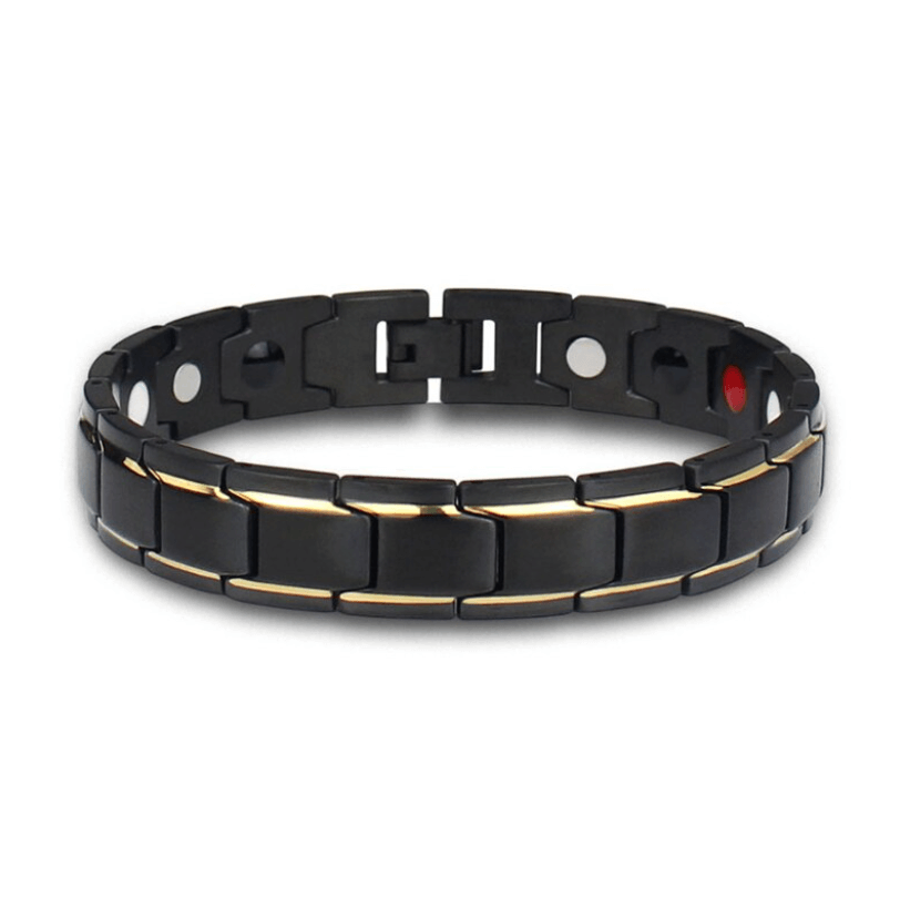 Herre Armbånd I Rustfrit Stål Med Magnetiske Led Og Slank Profil