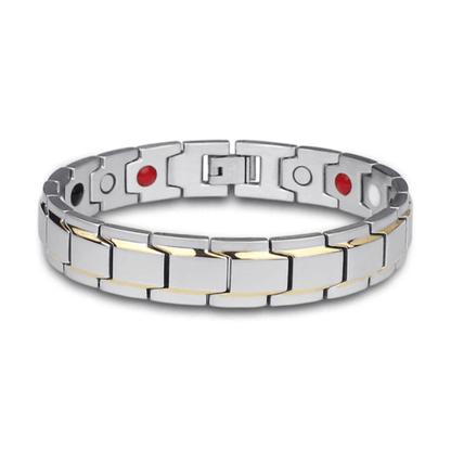 Herre Armbånd I Rustfrit Stål Med Magnetiske Led Og Slank Profil
