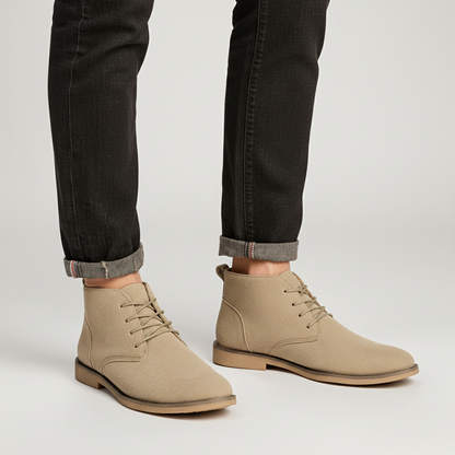 Herre Chukka Boots I Nubuck Med Slank Sålprofil