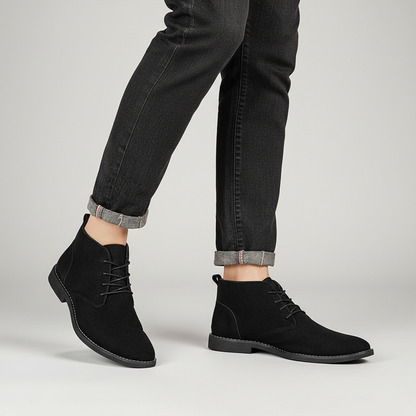 Herre Chukka Boots I Nubuck Med Slank Sålprofil