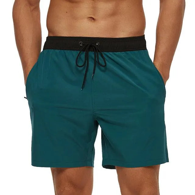 Herre Badeshorts med Snøre – Afslappet Sommerbadetøj til Strand og Pool