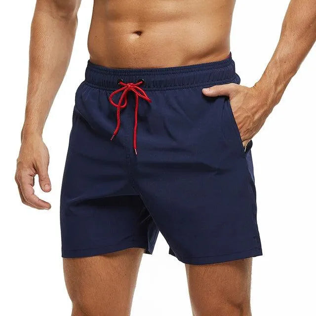Herre Badeshorts med Snøre – Afslappet Sommerbadetøj til Strand og Pool