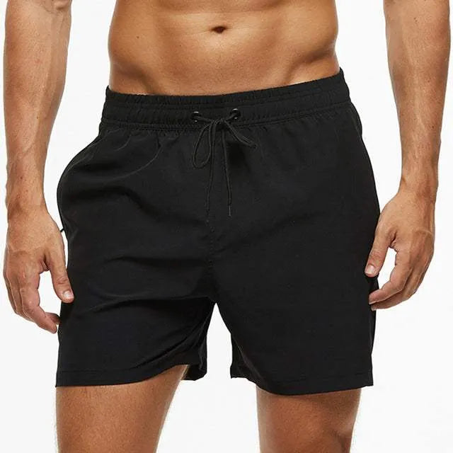 Herre Badeshorts med Snøre – Afslappet Sommerbadetøj til Strand og Pool