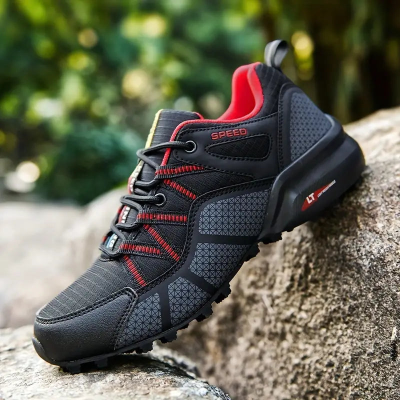 Herre Trailsneakers Med Robust Greb Og Forstærket Design – Praktiske Sneakers Til Vandreture, Trekking, Fritid Og Udendørsbrug